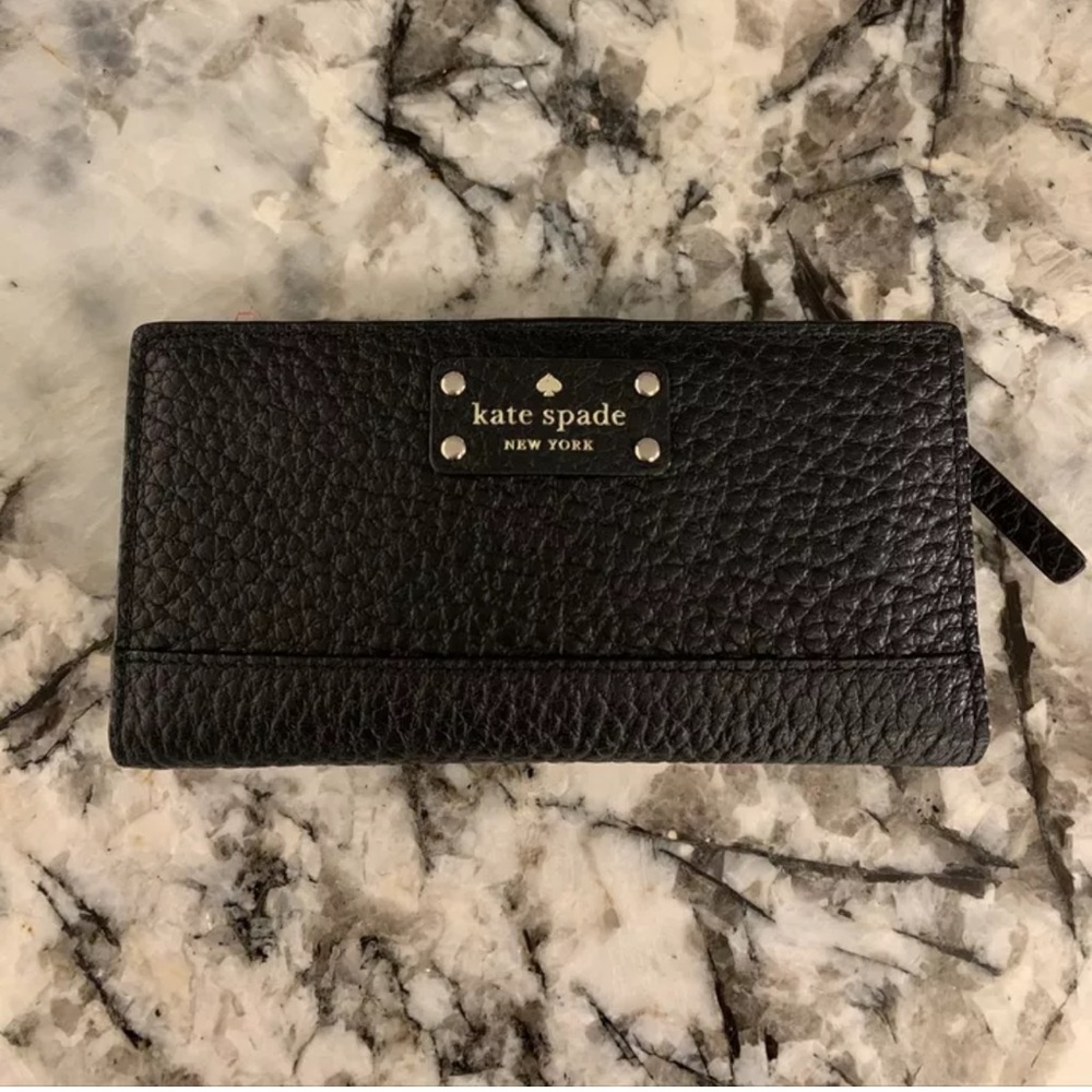 Kate Spade Black Bay Street Stacy Wallet $158